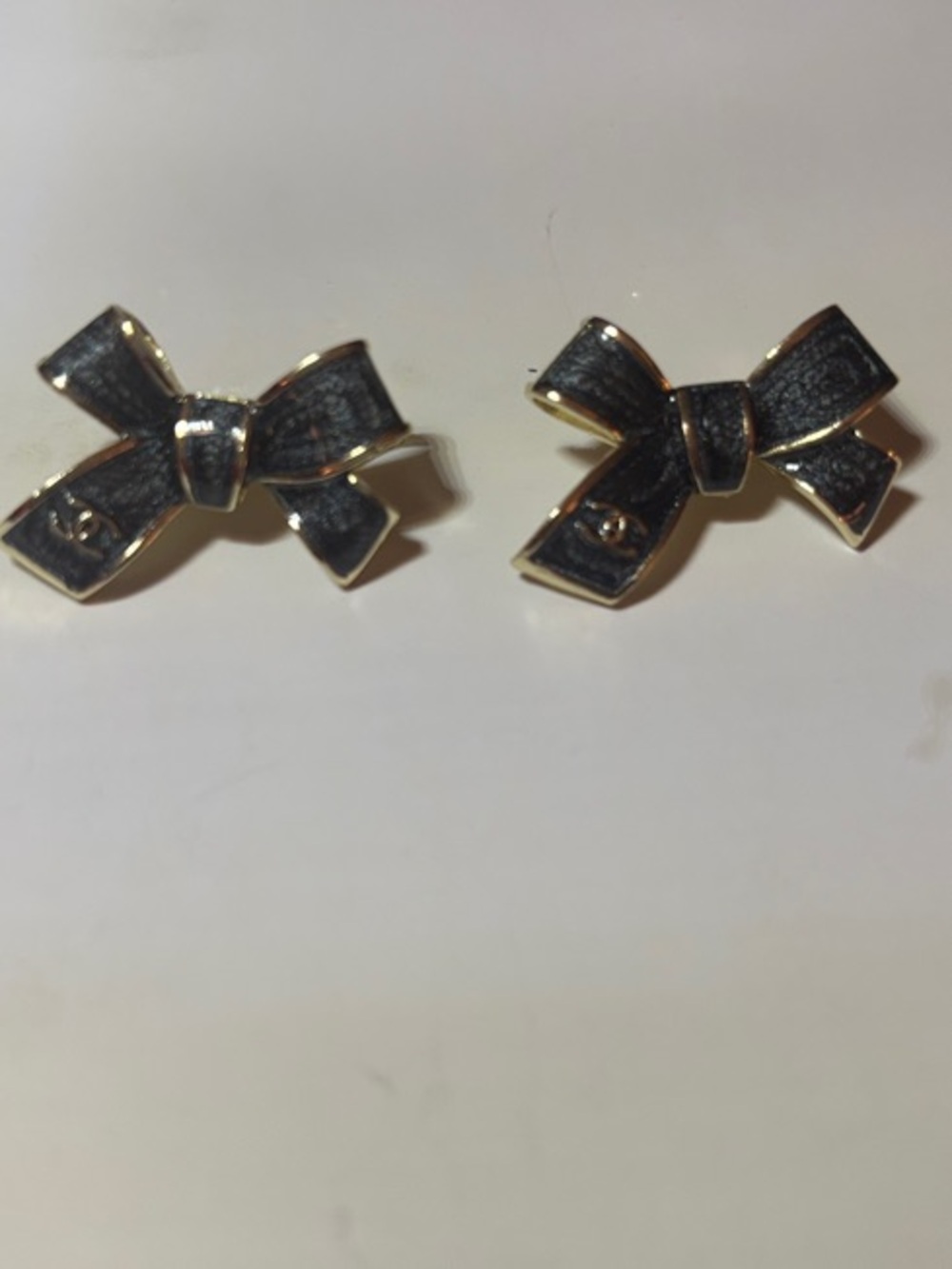 Gold Bow Stud Earrings - Small Bow Design